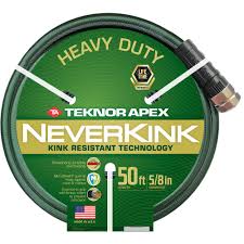 Shop for garden hoses in watering & irrigation. Teknor Apex Neverkink 5 8 In X 50 Ft Heavy Duty Garden Hose 8605 50 The Home Depot