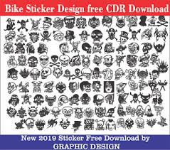 Car And Bike Decoration Sticker Design Free Cdr And Png Download Sticker Design New Sticker Free Design
