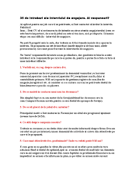 Recomandare raspuns la intrebare interviu angajare: 35 De Intrebari Ale Interviului De Angajare