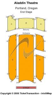 aladdin theatre seating chart