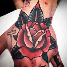 100 dollar bill rose hand tattoo. 50 Traditional Rose Tattoo Designs For Men Flower Ink Ideas