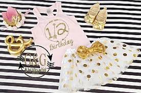 All items are made to order* our half birthday outfit is great for 6 month old pictures! Half Birthday Outfits 12 6 Months Birthday Shirts Onesies Bodysuits Baby Girls