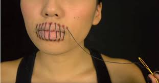 mouth special effect makeup for