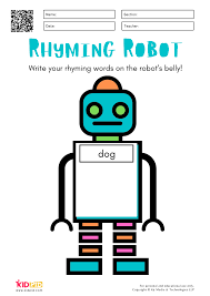 Dk's fun and factual kids books cover everything from a child's first words to the human body learning to count, space, dinosaurs, animals, craft activities and cookery. Rhyming Robot Rhyming Words For Grade 1 Kidpid