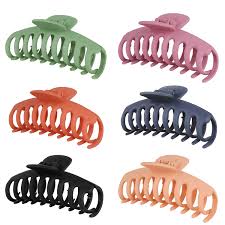 May 18, 2021 · the french twist 1. Amazon Com 6pcs Nonslip Big Hair Claw Clips For Women And Girls Super Strong Hold 4 Inch Large Hair Clips For Thick Hair Cute Acrylic Banana Hair Clip Fashion Matte Hair Clips 6
