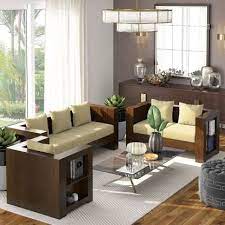 Provide ample seating with sectional sofas. Suncrown Furniture Solid Wood Fabric 6 Seater Sofa For Home Office Hotel Living Room Bedroom 3 2 1 Walnut Vanilla Cream Fabric 3 2 1 Vanilla Cream Sofa Set Price In India