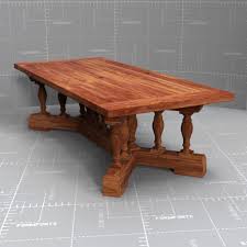 Check spelling or type a new query. Rh 15 Baluster Dining Table 3d Model Formfonts 3d Models Textures
