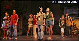The scent of a cafecito caliente hangs in the air just outside of the 181st street. In The Heights Review Theater The New York Times