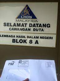 Objektif lhdn ialah untuk kembalikan pendapatan negara daripada rakyat dan perniagaan yang berhak membayar cukai pendapatan, bukan untuk kenakan denda sebab tak dapat nak bayar pergi ke cawangan lhdn terdekat dan maklumkan pada pegawai bertugas k. Isz Personal Shopper Last Job Singgah Lhdn Jalan Duta Untuk Urusan Office Di Puchong Semua Settle ÙÙŠØ³Ø¨ÙˆÙƒ