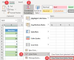 Conditional formatting enables you to format cells according to certain criterias. Remove Conditional Formatting Entire Sheet Automate Excel