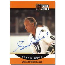 A majority of the releases feature. Gordie Howe Autographed Hartford Whalers Hockey Card Nhl Auctions