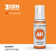 AK-Interactive: (3rd Gen) Acrylic - Light Orange (17ml)