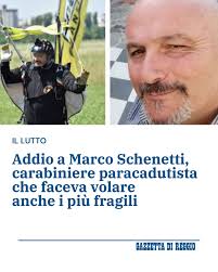 È scomparso Marco Basilio Schenetti, brigadiere capo dell'Arma dei  Carabinieri. Aveva 57 anni, abitava a Cacciola di Scandiano. 💙 Fondatore  dell'associazione "Veramente Abili ASD", Marco ha permesso a ragazzi con  disabilità di