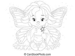 Plus, it's an easy way to celebrate each season or special holidays. Small Cartoon Fairy Turquoise Magical Mermaid Isolated Vector Illustration Coloring Page For Adult And Children Art Canstock