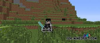 With the glowing magical swords mod you will be able to move around the game world at night and descend even into the darkest caves without the fear of being suddenly attacked! Sword Art Online Mod For Mcpe 1 1