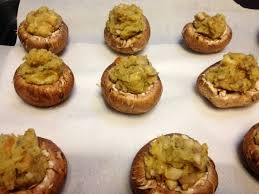 When we were making these mushrooms i actually thought of the best shortcut ever…use your leftover sausage stuffing from thanksgiving and stuff. Cheesy Stuffed Mushrooms Simple And Seasonal