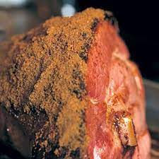 Honey And Brown Sugar Crusted Ham Recipe Myrecipes Com Honey Baked Ham Baking With Honey Brown Sugar Ham
