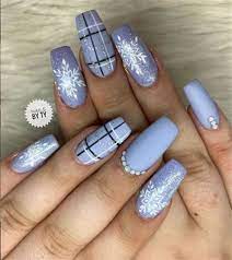 30 Snowflake Nail Art Designs Winter Nail Design Ideas Do It Yourself Xmas Nails Christmas Nail Designs Winter Nails Acrylic