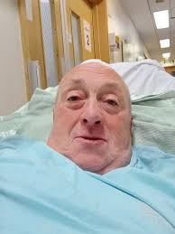 In hospital. Have had a heart attack. My neighbour found me