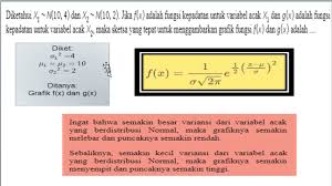 Kantong kedua, berapa probabilitas jika diambil satu bola acak dari kantong kedua, warna bola ini adalah biru? Probabilitas Dan Statistika Distribusi Normal Youtube