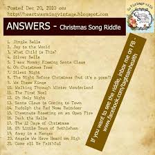 Christmas memories frequently are choreographed with remembered music. Shaklee Independent Distributor Christmas Riddles Christmas Trivia Christmas Puzzle