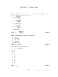 Indicators are used to determine whether a solution is acidic or alkaline. Chapter 14 Acids And Bases Chapter 14 Acids And Bases Pdf Pdf4pro