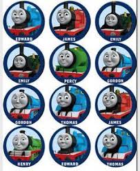 Birthday Thomas The Train Printables Free Printable Thomas The Train Cup Cake Toppers Thomas Train Birthday Thomas Birthday Thomas The Train Party
