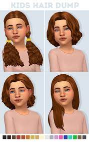 Naevyssims Is Creating Sims 4 Custom Content Patreon Sims 4 Children Sims 4 Kids Hairstyles