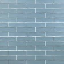backsplash blue floor tiles & wall