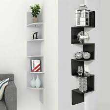 Nursery floating shelf, wall mounted nursery book shelves,set of 2 rustic u shaped book shelf organizer for farmhouse decor,corner display hanging spice rack for bathroom kitchen. 2 3 5 Tier Floating Wall Shelves Corner Shelf Storage Display Bookcase Decor Ebay