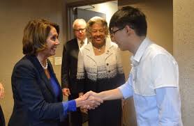 To supporting the protection or furthering of democratic freedoms in hong kong. Nancy Pelosi On Twitter Honored To Have Met Joshua Wong A Student Leader Who Led A Big Protest Demanding Universal Suffrage In Hong Kong Https T Co Ssb46j7zix