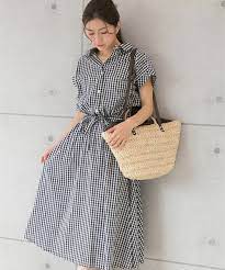 zozotown preferir プレフェリール のシャツワンピース ギンガムチェック ロングシャツワンピース 10936 をセール価格で購入できます シャツワンピース ロング ファッション ギンガムチェック ワンピース