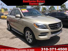 When you see a mercedes for sale, it's much more than just a car that you can purchase. Sold 2013 Mercedes Benz Ml 350 Suv In Lawndale