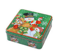 Tarmeek Christmas Tin Gift Boxes, Christmas Tin Case Packaging Box, Iron  Christmas Gift Boxes with Lids, Cookie Candy Treats Gifts Storage for  Holiday ...