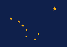 The state flag of alaska displays eight gold stars, forming the big dipper and polaris, on a dark blue field. Datei Flag Of Alaska Svg Wikipedia