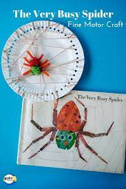 I introduce the story, and grab my students' attention with this quick, easy and fun scissor activity. The Very Busy Spider Craft Kidz Activities The Very Busy Spider Preschool Crafts Spider Crafts