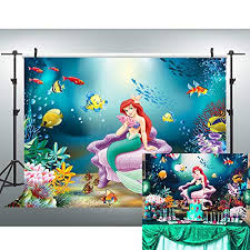 Sea wedding prom themes sea theme prom decor under the sea party underwater theme underwater an under the sea prom theme can create a magical evening. Vvm 7x5ft Mermaid Backdrop Underwater World Photography Background For Baby Shower Pictures Children S Theme Birthday Party Decoration Props Lxvv836 Buy Online In Botswana At Botswana Desertcart Com Productid 99552673