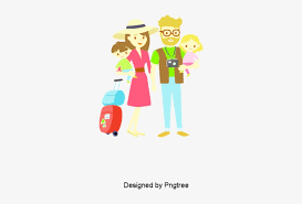 Cartoon Happy Family Design Pattern Cartoon Hand Clip Art Travel Family Png Image Transparent Png Free Download On Seekpng