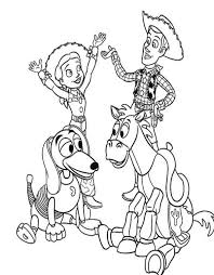 Download and print these bullseye coloring pages for free. Woody Jessie And Bullseye Toy Story Coloring Pages Bullseye Coloring Pages Coloring Pages For Kids And Adults