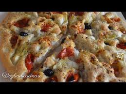 Focaccia Morbidissima Con Fecola Di Patate Youtube Focaccia Ricette Ricette Pasta Per Pizza