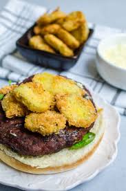 Degrees, place wrapped burger in oven and heat for 15 minutes. Fried Pickle Burger Recipe Life S Ambrosia