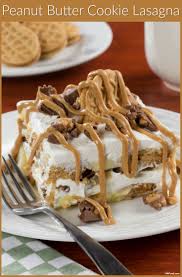 Peanut Butter Cookie Lasagna Recipe Tart Cherries Recipes Peanut Butter Recipes Peanut Butter Desserts