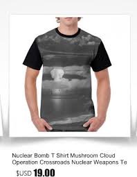 Nuclear Bomb T Shirt Mushroom Cloud Operation Crossroads