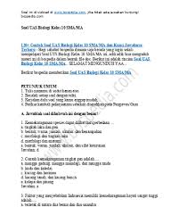 Kimia untuk sma/ma kelas x kurikulum 2013 jilid 1. Contoh Soal Biologi Kelas 10 Belajar