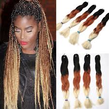 3.9 out of 5 stars 623. 1pack 100g 3 Tone Ombre Braiding Hair 24 Braid Kanekalon Jumbo Extensions Hair Styles Box Braids Styling Braided Hairstyles