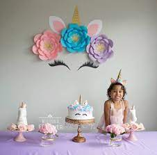 Unicorn Flower Backdrop Diy Unicorn Party Unicorn Birthday Etsy Unicorn Birthday Decorations Unicorn Party Decorations Unicorn Decorations