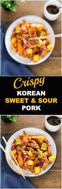 Tangsuyuk (Korean Sweet and Sour Pork) | Recipe | Sweet and sour pork,  Asian recipes, Recipes