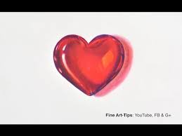 How To Draw A Crystal Heart Saint Valentine 39 S Diy 3d Youtube How To Draw A Crystal Heart Drawing 3d Heart Drawing