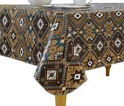 Maybe you would like to learn more about one of these? Elrene Home Fashions Vinyl Tablecloth With Polyester Flannel Backing Canyon Road Santa Fe Style Easy Care Spi Vinyl Tablecloth Elrene Home Fashions Table Cloth