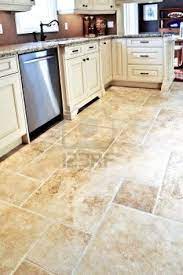 Ceramic Tile Flooring Cream Pattern Tile For Kitchen Design Ceramic Tile Floor Kitchen Kitchen Flooring Options Best Flooring For Kitchen